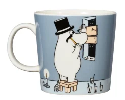 Moomin Astiat*Arabia Muumi muki 0,3l Muumipappa harmaa