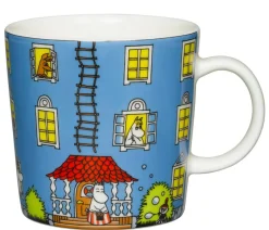 Moomin Astiat*Arabia Muumi muki Muumitalo 0,3 L sininen