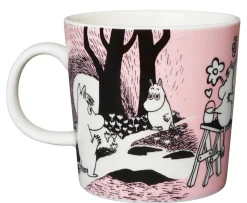 Moomin Astiat*Arabia Muumi muki Rakkaus 0,3 L vaaleanpunainen