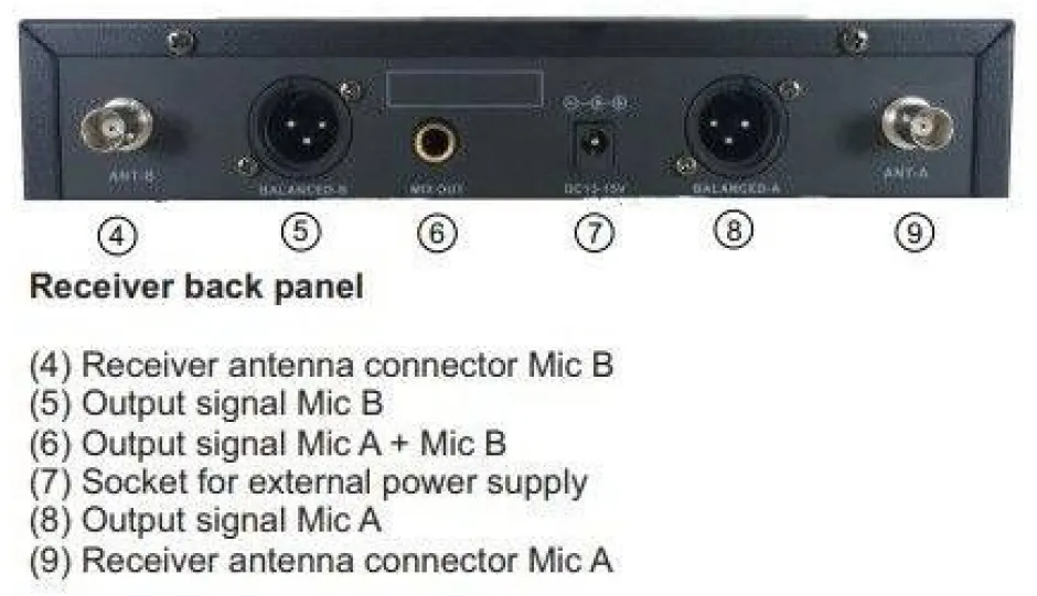 AudioDesignPRO Äänentoisto*kahden langattoman mikin setti PMU-312