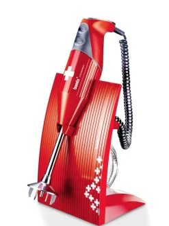 Bamix Yleis- Ja Monitoimikoneet*sauvasekoitin M200 SwissLine punainen Sveitsin lipulla
