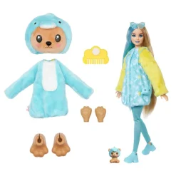 Barbie Nuket Ja Kotileikki*nukke Cutie Reveal Costume Cuties sininen