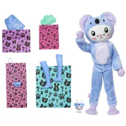 Barbie Nuket Ja Kotileikki*nukke Cutie Reveal Costume Cuties lila