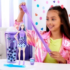 Barbie Nuket Ja Kotileikki*Pop Reveal Boba Taro Milk