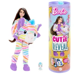 Barbie Nuket Ja Kotileikki*seepra Cutie Reveal Color Dreams