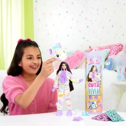 Barbie Nuket Ja Kotileikki*seepra Cutie Reveal Color Dreams
