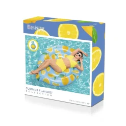 Bestway Ulkolelut*tuoksuva uimapatja sitruuna 176x122 cm