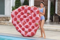 Bestway Ulkolelut*tuoksuva uimapatja vadelma 165x151 cm