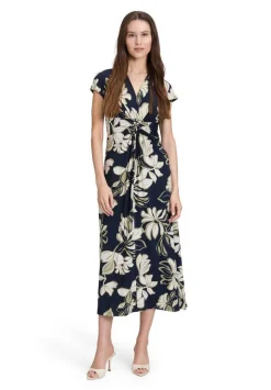 Betty Barclay Vapaa-Ajan Mekot*mekko 1757 1413 midi dark blue / green 8857