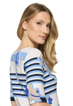 Betty Barclay Trikoopaidat Ja Colleget*paita 2741 1754 Blue / White 8811