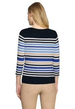 Betty Barclay Trikoopaidat Ja Colleget*paita 2736 1755 Dark Blue / Cream 8813