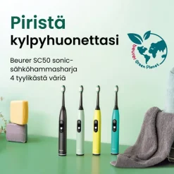 Beurer Hammashoito*sähköhammasharja Sonic SC50 Peppermint
