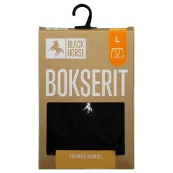 Black Horse Alusvaatteet*bokserit bambu I52742 MUSTA 1210