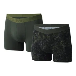 Black Horse Alusvaatteet*bokserit I100 2-pack 5344 Green forest - moss
