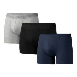Black Horse Alusvaatteet*bokserit 3pack I157 1299 Grey melange