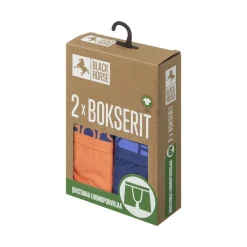 Black Horse Alusvaatteet*bokserit 2pack I139 Blue Orange