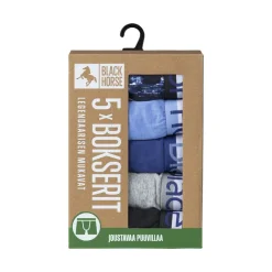 Black Horse Alusvaatteet*bokserit 5pack I166 blue mix
