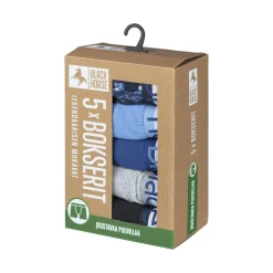 Black Horse Alusvaatteet*bokserit 5pack I166 blue mix