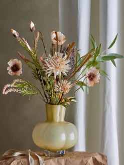 Bloomingville Koriste-Esineet*koristeoksa Palmflower ruskea