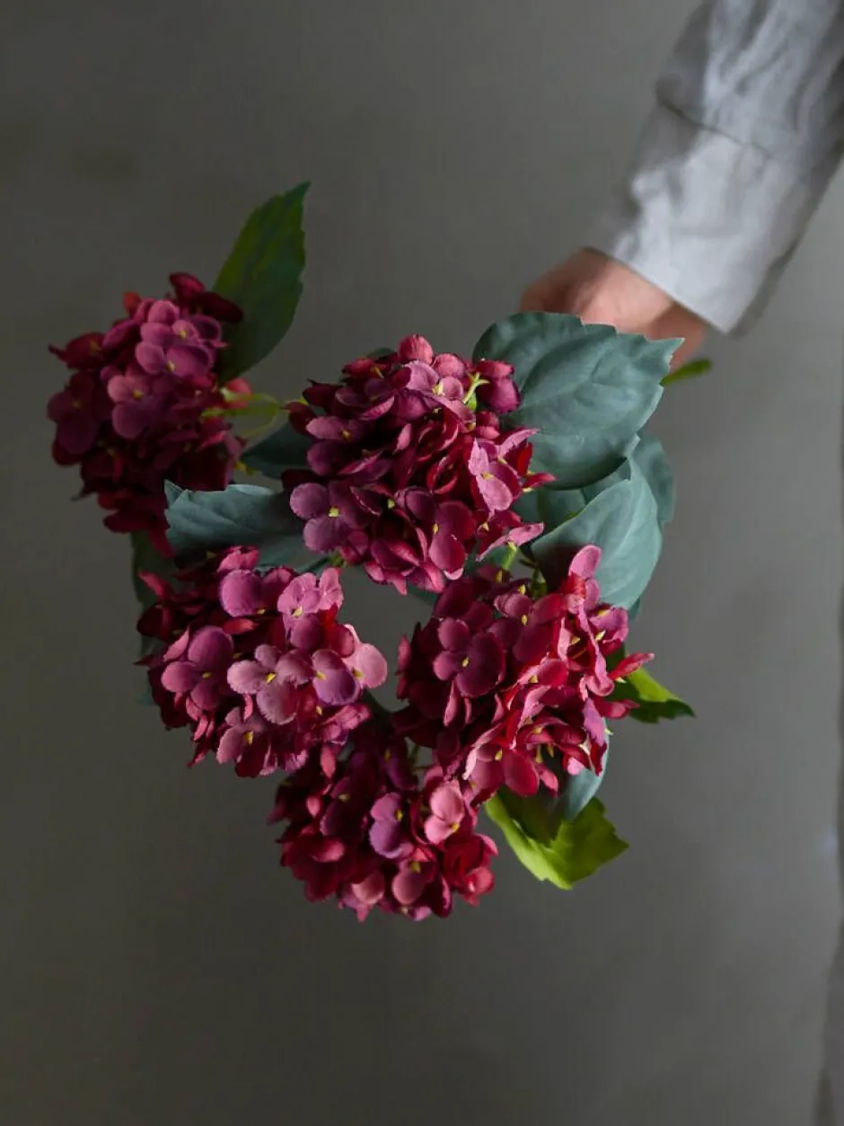 Bloomingville Koriste-Esineet*koristeoksa Hydrangea punainen