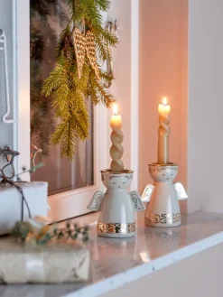 Bloomingville Lyhdyt Ja Kynttilänjalat*kynttilälyhty Faella valkoinen 2 kpl