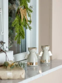 Bloomingville Lyhdyt Ja Kynttilänjalat*kynttilälyhty Faella valkoinen 2 kpl