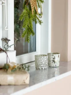 Bloomingville Lyhdyt Ja Kynttilänjalat*kynttilälyhty Myr valkoinen 2 kpl
