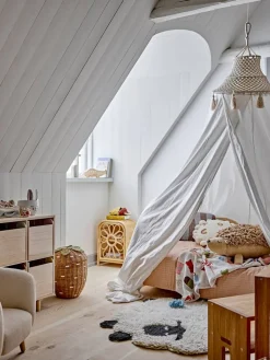 Bloomingville Mini Säilytyskorit Ja Laatikot|Lastenhuone*kori Pelino kannella ruskea