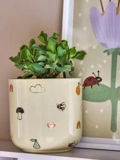 Bloomingville Mini Lastenhuone|Maljakot Ja Ruukut*kukkaruukku Agnes valkoinen