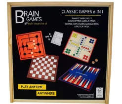 Brain Games Pelit Ja Palapelit*Klassikkopelit 6 In 1