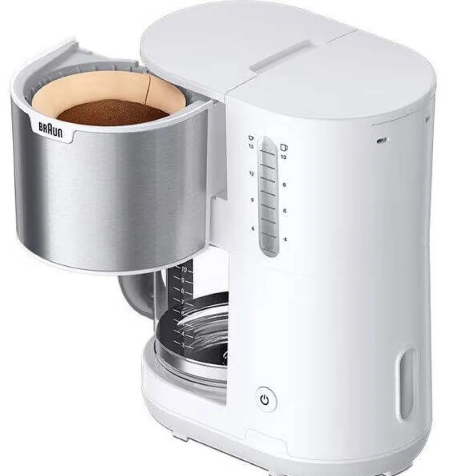 Braun Kahvi Ja Kuumat Juomat*kahvinkeitin PurShine KF1500 valkoinen