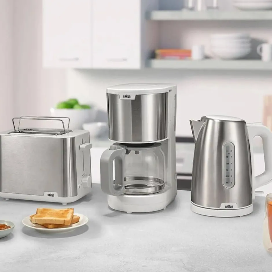 Braun Kahvi Ja Kuumat Juomat*PurShine vedenkeitin WK1500 valkoinen