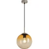 Briloner Sisustusvalaisimet*Classik Amber riippuvalaisin amber/satiini 20 cm