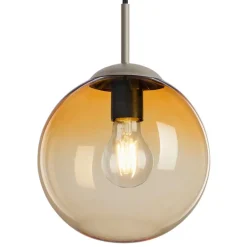 Briloner Sisustusvalaisimet*Classik Amber riippuvalaisin amber/satiini 20 cm