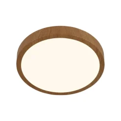 Briloner Sisustusvalaisimet*Runa LED-plafondi Ø 28 cm puu