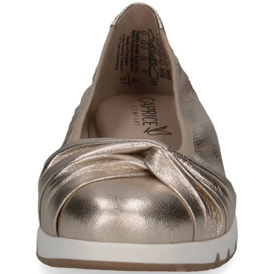 Caprice Kävelykengät*kävelyballerinat Violet 959 Platin Metal