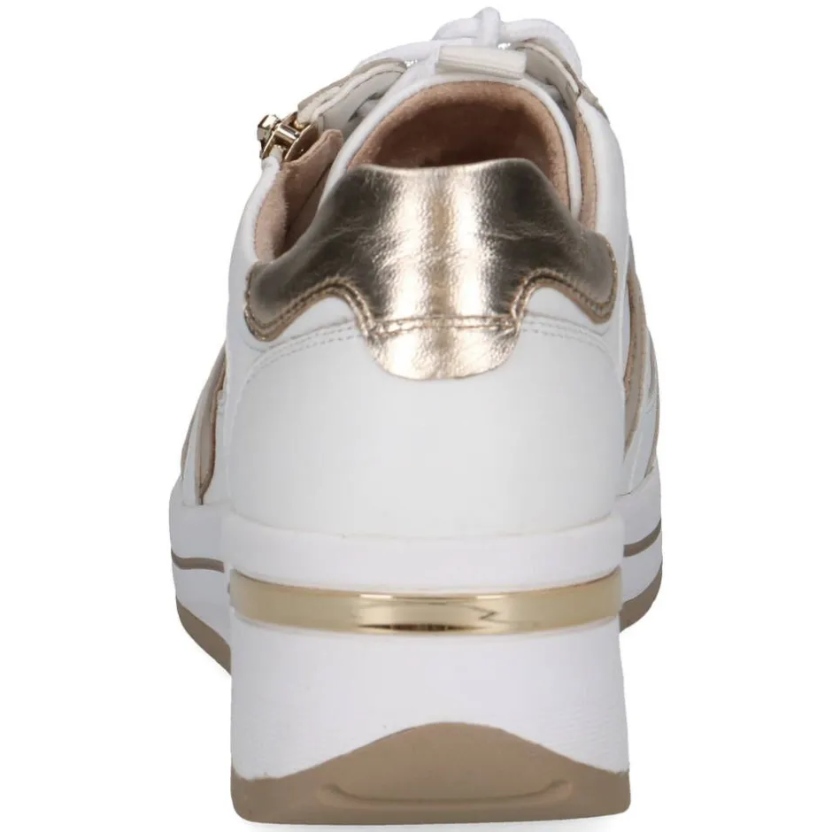 Caprice Tennarit Ja Sneakerit|Kävelykengät*tennarit 137 Danica 137 White gold