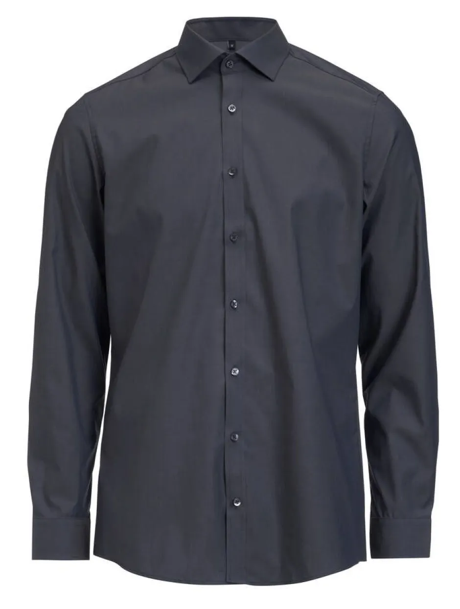 Casamoda Kauluspaidat*paita 134100800 Body fit 750 Anthracite