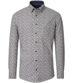 Casamoda Kauluspaidat*paita 444361700 Casual fit 100 Sininen