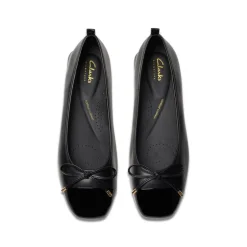 Clarks Avokkaat Ja Juhlakengät*ballerinat Ubree15 Poppy Black Black Combi Leather