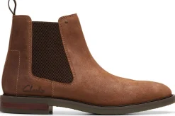 Clarks Nilkkurit*chelseat Jaxen Easy Cola Suede