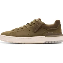 Clarks Tennarit Ja Sneakerit|Kävelykengät*tennarit CourtLite 2 Run OLIVE NUBUCK
