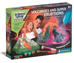 Clementoni Pelit Ja Palapelit*tulivuorisetti Vulcan Glow In The Dark