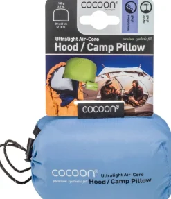 Cocoon Retkeilytarvikkeet|Makuupussit Ja -Alustat*retkityyny AirCore Hood/Camp Pillow vaaleansininen/harmaa
