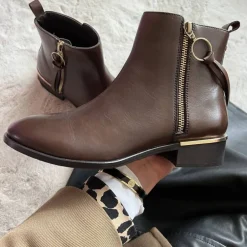 Copenhagen Shoes Nilkkurit*nilkkurit Fever Leather 004 Dark brown
