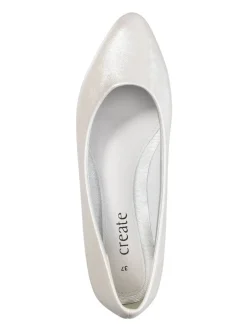 Create Avokkaat Ja Juhlakengät*ballerinat Pearl R21-2 Pearl white