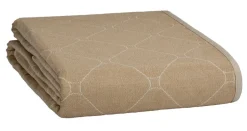 Create Home Sisustustekstiilit*Aamu päiväpeite 2-puoleinen 180x260cm khaki/l.valkoinen