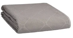 Create Home Sisustustekstiilit*Aamu päiväpeite 2-puoleinen 260x260cm harmaa/l.valkoinen