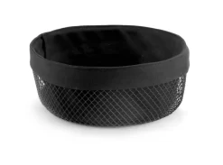 Create Home Ruoansäilytys Ja Järjestys*metallikori kangasvuorilla 25 cm musta