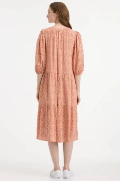 Create Vapaa-Ajan Mekot*mekko Cecilia Orange/ Cream